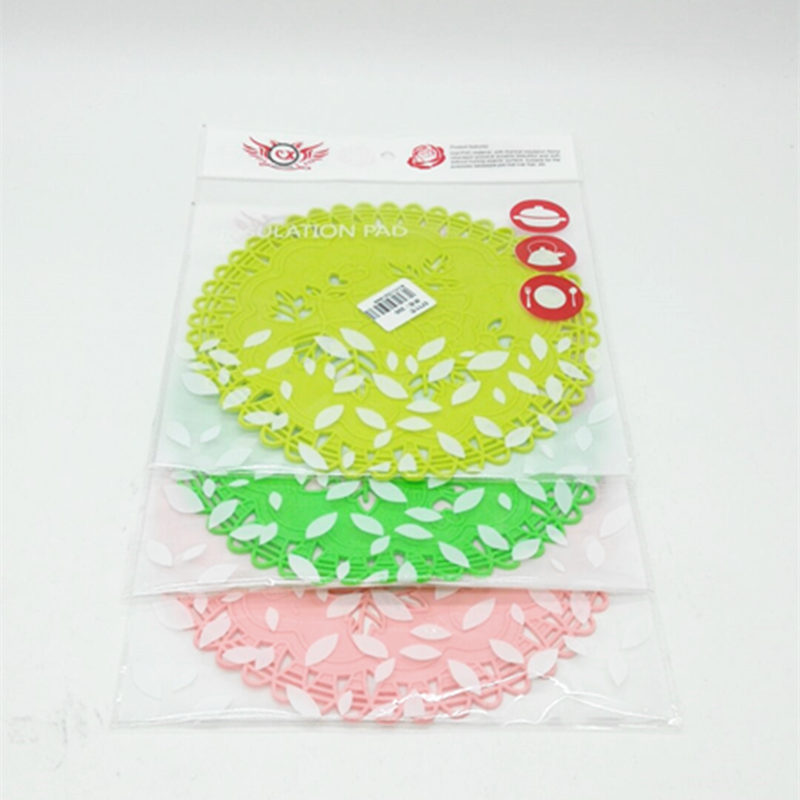 Sunshine Department Store 0711 Color MATS, Silicone placemats, cup MATS, bowl MATS, vegetable MATS, creative Cut flower heat insulation MATS Application Scenario