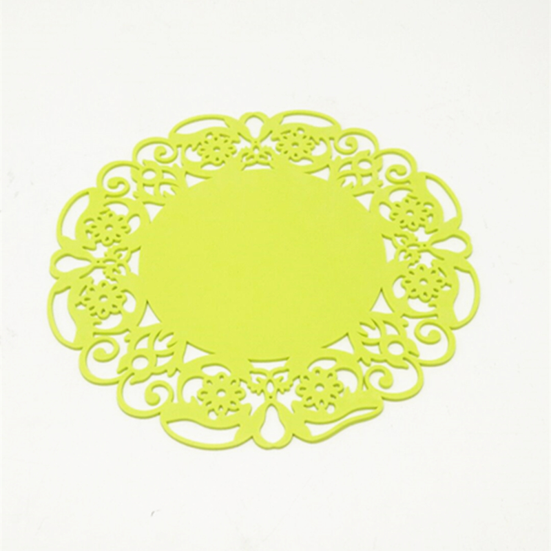 Sunshine Department Store 0628 Color MATS, Silicone placemats, Cup MATS, bowl MATS, vegetable MATS, Creative Cut Flower heat insulation MATS Application Scenario