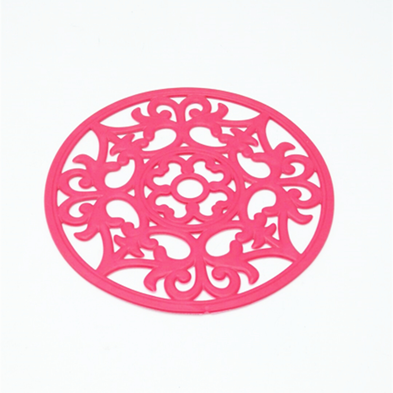 Sunshine Department Store 712 Color MATS, Silicone placemats, cup MATS, bowl MATS, vegetable MATS, creative cut flower heat insulation MATS details Picture