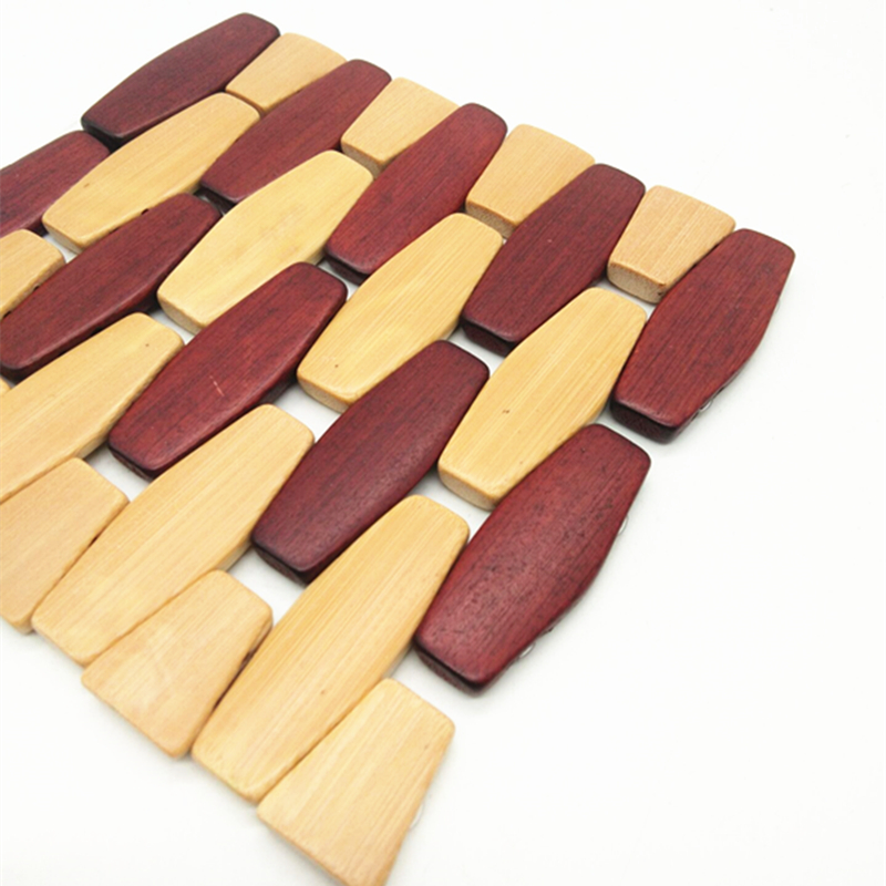 Sunshine Department Store 14*14 bamboo MATS, vegetable MATS, table MATS, bowl MATS, cup MATS, heat-insulating and heat-resistant table MATS Application Scenario