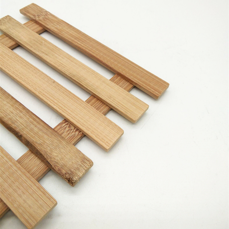 Sunshine Department Store 17-6 High-end bamboo MATS, vegetable MATS, table MATS, bowl MATS, cup MATS, anti-slip, heat-insulating and heat-resistant table MATS Application Scenario