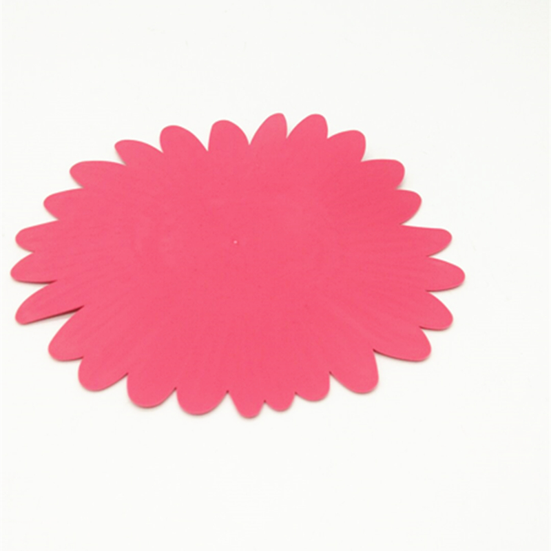 Sunshine Department Store 062 Lace Color MATS, Silicone placemats, cup MATS, bowl MATS, vegetable MATS, creative heat insulation MATS Specification image