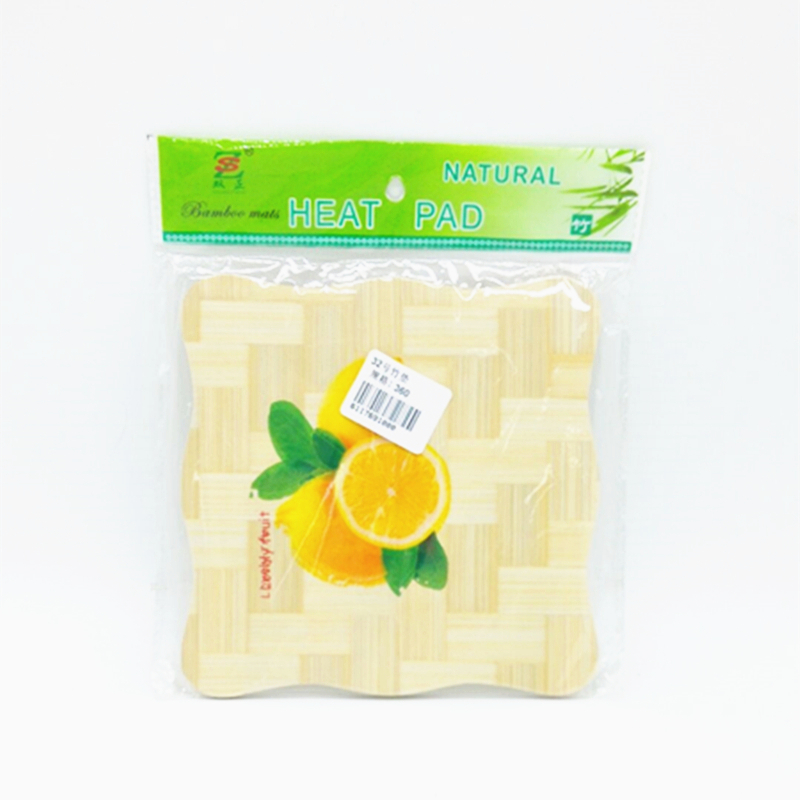 Sunshine Department Store No. 32 Bamboo MATS, fruit square MATS, heat insulation MATS, anti-slip placemats, bowl MATS, cup MATS, heat-resistant table MATS