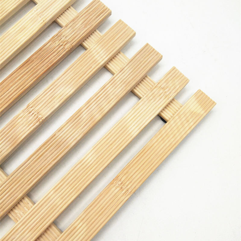 Sunshine Department Store's woven square bamboo MATS, vegetable MATS, table MATS, bowl MATS, cup MATS, anti-slip, heat-insulating and heat-resistant table MATS Application Scenario