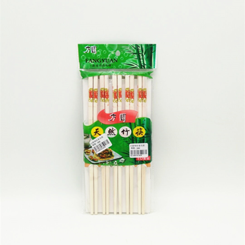 Sunshine Department Store's square and round set flower chopsticks, white bamboo frame printed chopsticks, healthy and environmentally friendly chopsticks