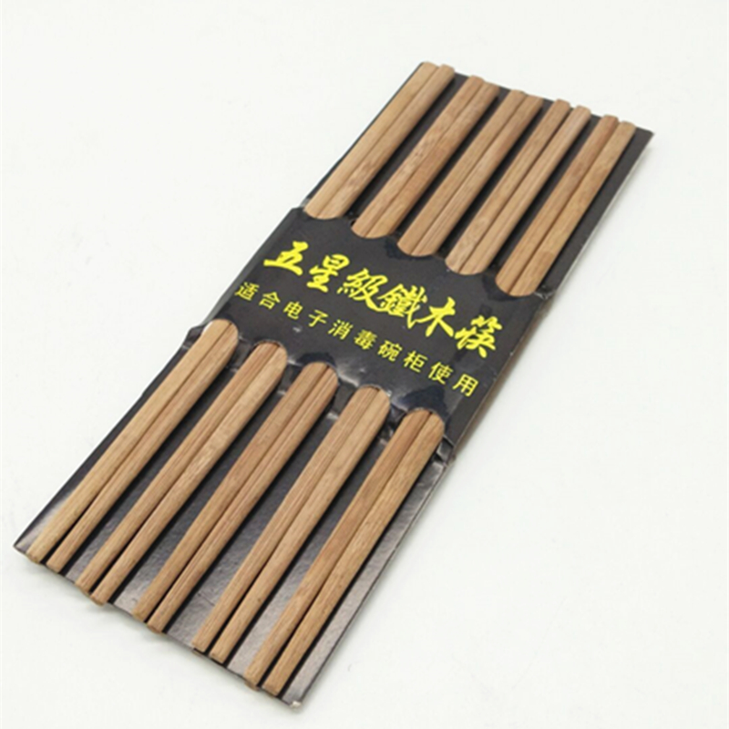 Sunshine Department Store five-star bamboo and wood chopsticks, high-end household bamboo chopsticks, dining and restaurant chopsticks details Picture
