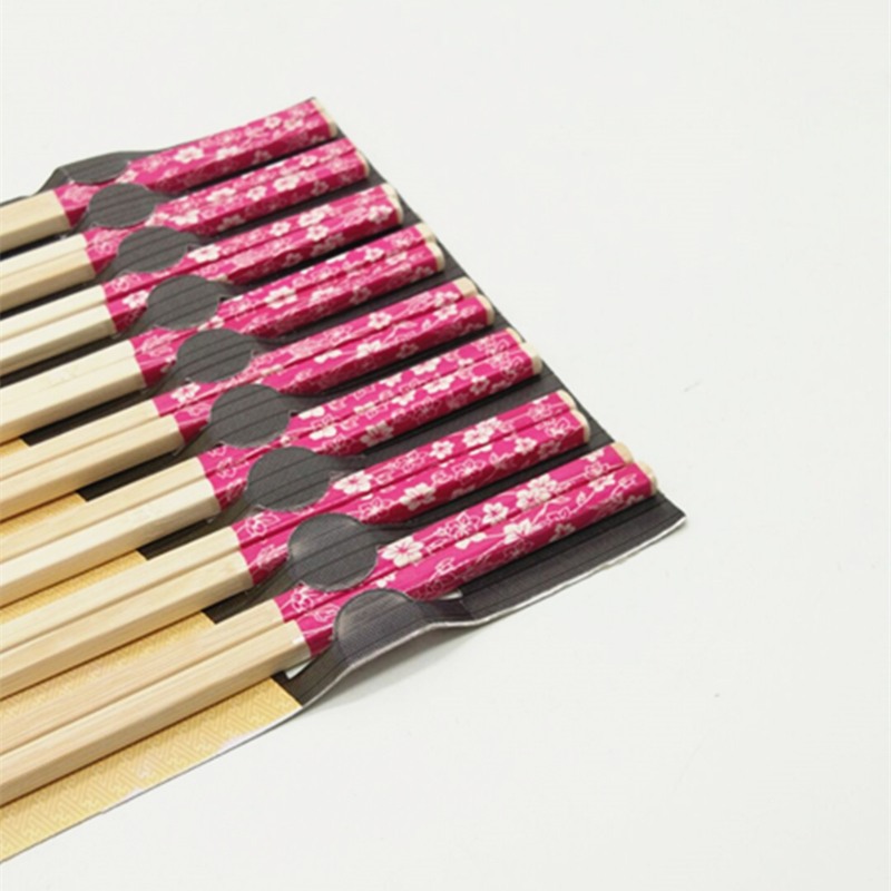 Sunshine Department Store Limi Printed Bamboo Chopsticks, unpainted and unwaxed family set chopsticks, premium combination chopsticks Specification image