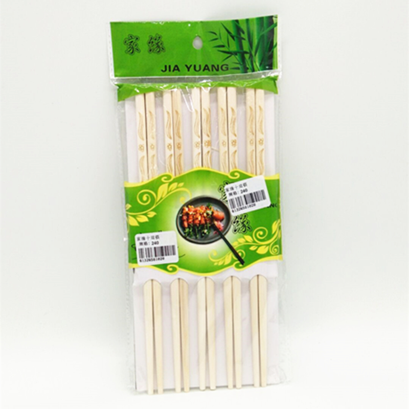 Sunshine Department Store's Family Bond White Bamboo Bone Chopsticks are premium household chopsticks, free of paint and wax, and healthy