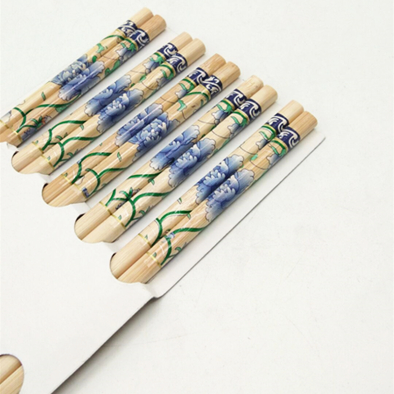 Sunshine Department Store's Sunshine Printed Chopsticks, eco-friendly and healthy bamboo chopsticks, household white chopsticks Specification image