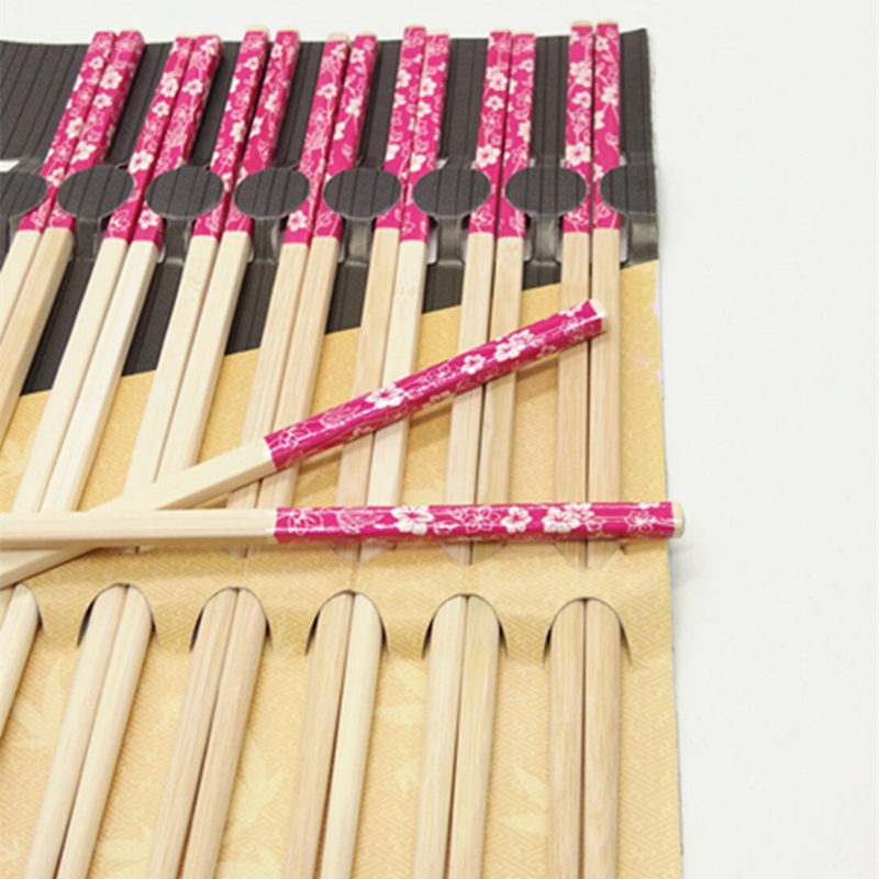 Sunshine Department Store Limi Printed Bamboo Chopsticks, unpainted and unwaxed family set chopsticks, premium combination chopsticks Application Scenario
