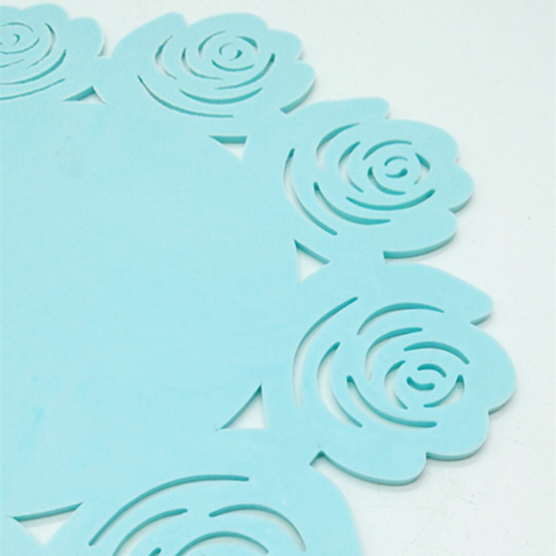 Sunshine Department Store's round flower-colored MATS, silicone placemats, cup MATS, bowl MATS, vegetable MATS, and creative cut-flower heat insulation MATS Specification image