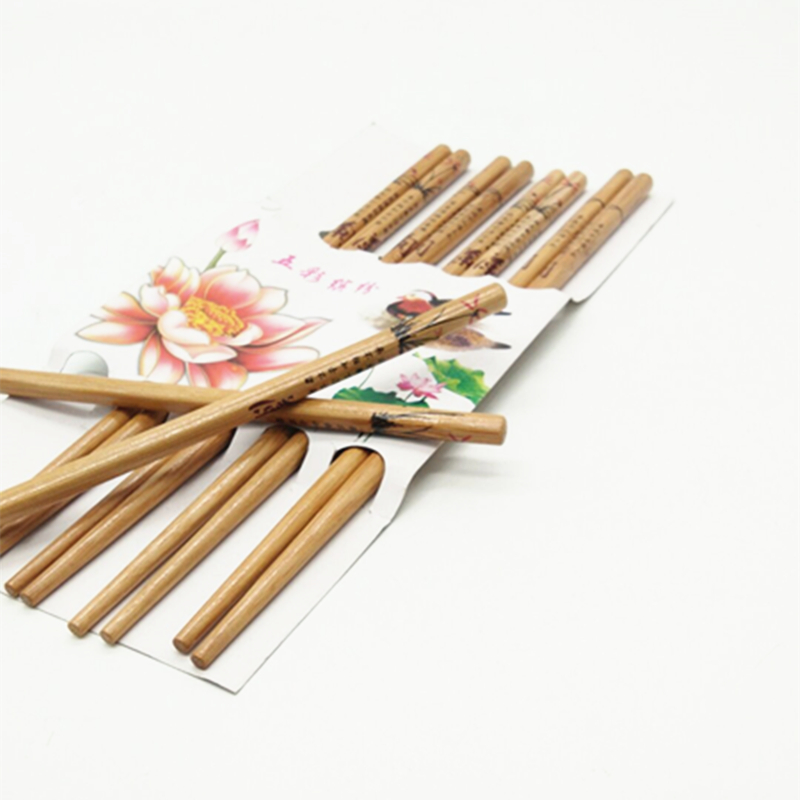 Sunshine Department Store's printed bamboo chopsticks are anti-slip and heat-resistant, environmentally friendly and healthy Application Scenario