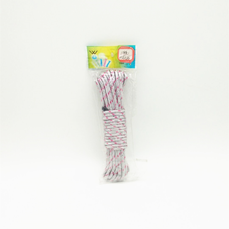Sunshine Department Store 10-meter thickened clothes-drying flower rope, anti-slip and windproof binding rope, portable hook clothes-drying rope