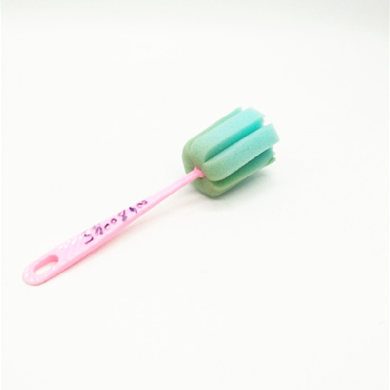 Sunshine Department Store sponge cleaning brush, powerful decontamination cup brush, cup cleaning brush, bottle brush, long bottle brush details Picture
