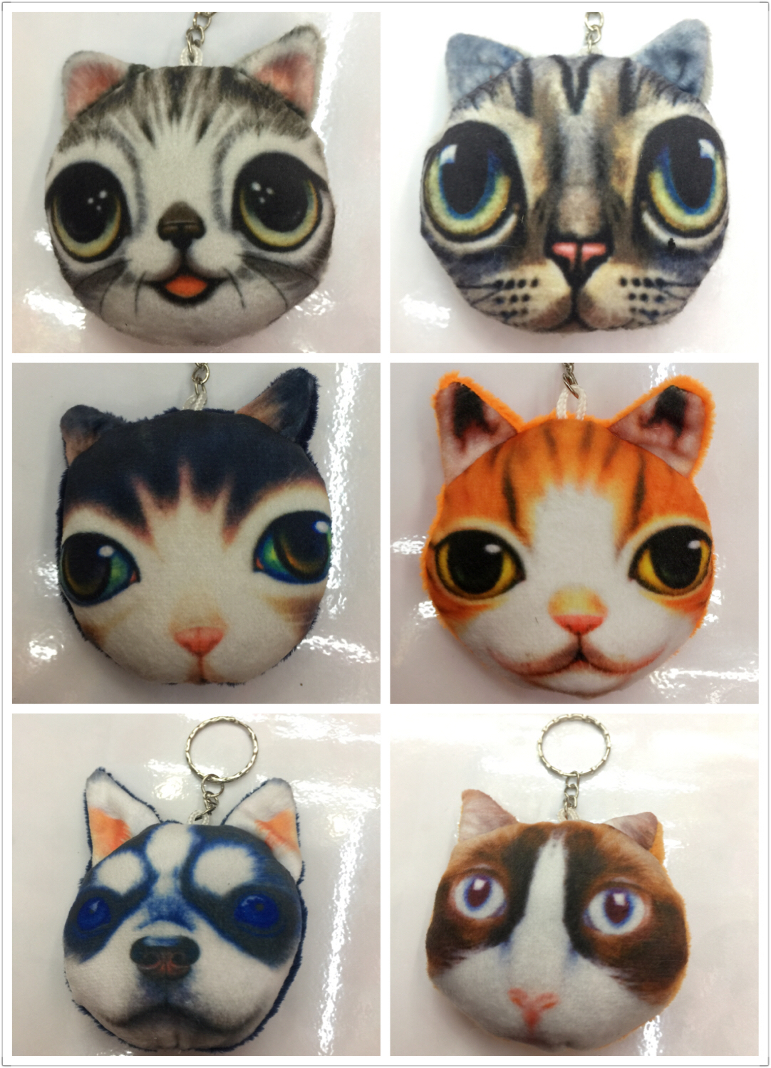Plush toys, plush pendants, feline feelings, keychains, pendants details Picture