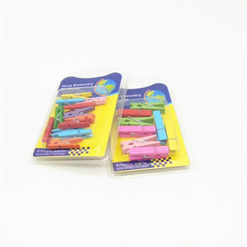 Sunshine Department Store's colorful wooden clips, cute and creative colorful wooden clips, photo clips and sticky note clips
