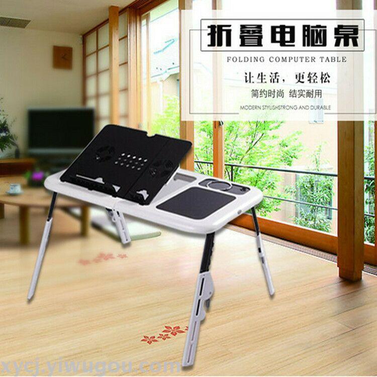Portable multipurpose bed with laptop desk foldable lazy desk with radiator flat stand