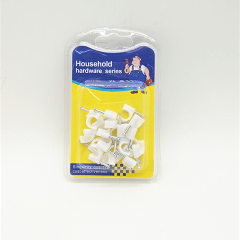 Sunshine department store wire card hardware steel nail wire card fixed wire buckle nail cement wall nail cable card nail