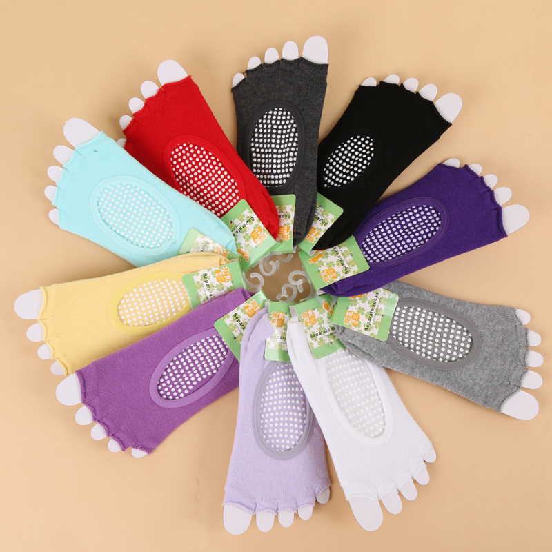 Hyatt Rabbit 2017 new cotton toe open toe socks foot massage socks yoga socks thumbnail