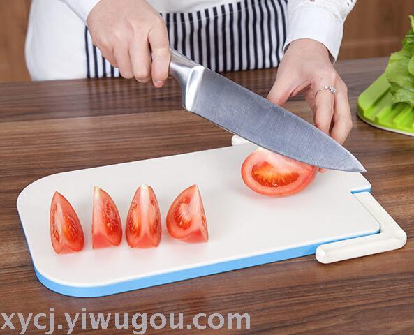 The new vertical cutting board, the draining cutting board and the creative hanging cutting board can be used Specification image