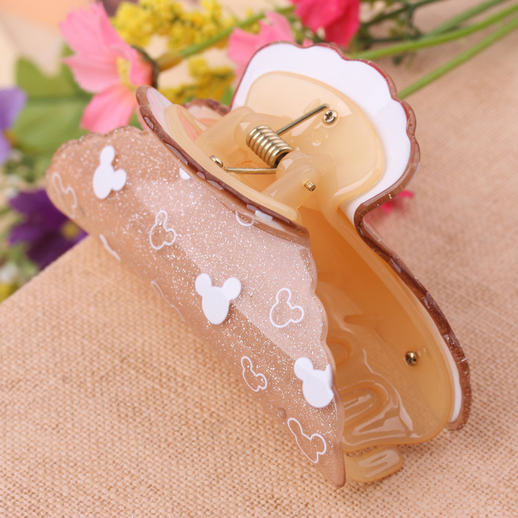 Acrylic hair clips, hair grippers, hair clips, bath large hair clips, 10-yuan store accessories