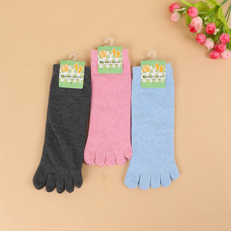 Hyatt Rabbit 2017 New Cotton Toe Socks Straight Five-Toe Socks Lk1270 Application Scenario