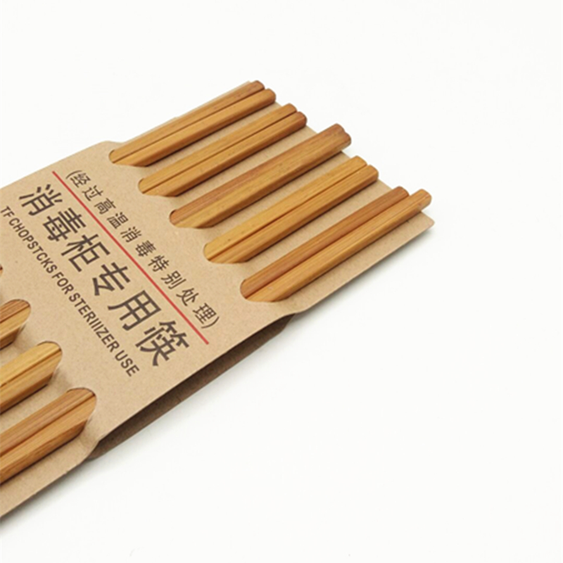 Sunshine Department Store bagged ten-pair carbonized chopsticks, anti-slip and heat-resistant bamboo chopsticks, environmentally friendly and healthy chopsticks Application Scenario