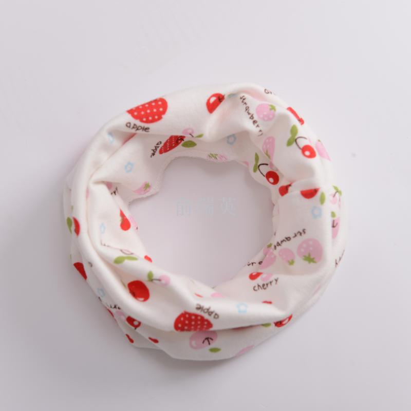 New children's knitted cotton scarf, baby scarf, warm towel, cartoon scarf, baby products factory direct sales details Picture