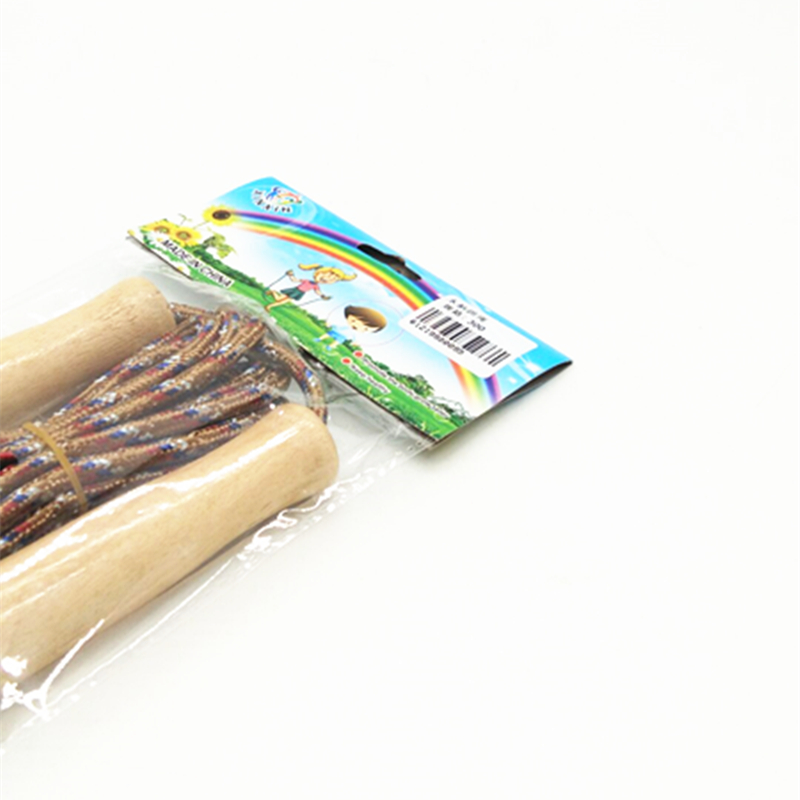 Sunshine Department Store Wooden handle Skipping rope, weight loss and fitness skipping rope, primary school students' competition skipping rope, fitness sports goods Specification image