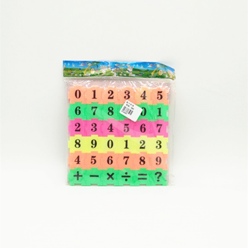 Sunshine department store jigsaw digital color digital learning board 36 pieces of digital board puzzle learning toys