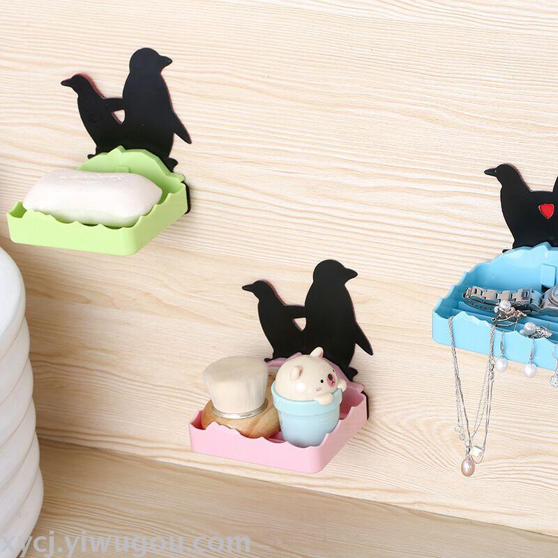 Bathroom storage rack, creative living room storage rack, new suction cup rack