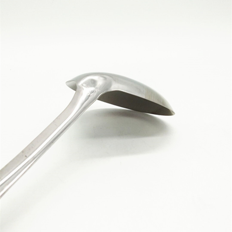 Sunshine Department Store thickened stainless steel long-handled purple-handled spoons, long-handled heat-insulating soup spoons, restaurant household soup spoons Specification image
