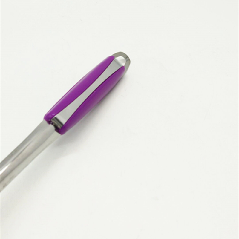 Sunshine Department Store thickened stainless steel long-handled purple-handled spoons, long-handled heat-insulating soup spoons, restaurant household soup spoons Application Scenario