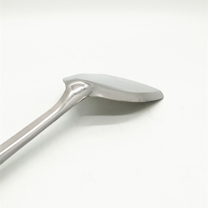 Sunshine Department Store thickened stainless steel long-handled shovel, household high-temperature anti-scald plastic long-handled stainless steel shovel Specification image