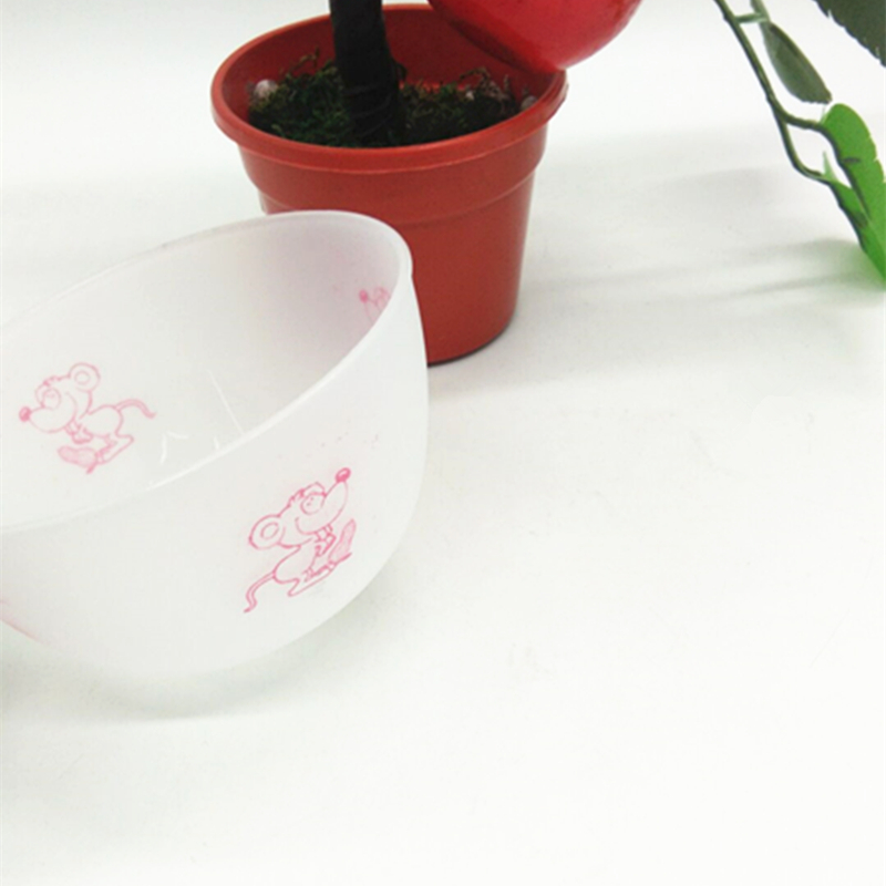 Sunshine Department Store 308 Plastic Children's Bowl: Creative and cute children's plastic bowl, thickened anti-drop plastic bowl Specification image
