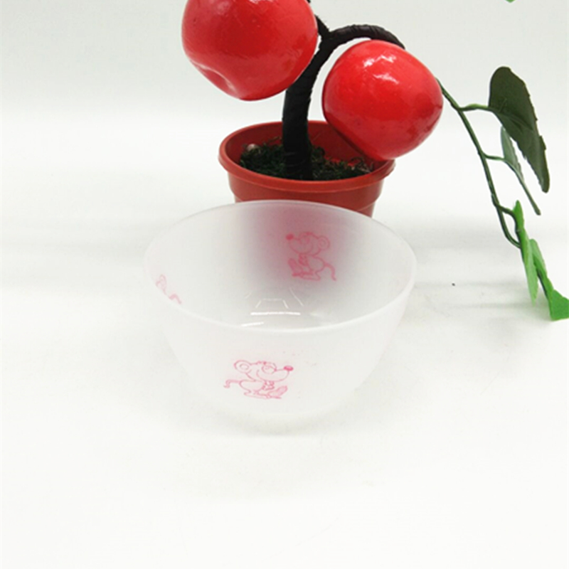 Sunshine Department Store 308 Plastic Children's Bowl: Creative and cute children's plastic bowl, thickened anti-drop plastic bowl