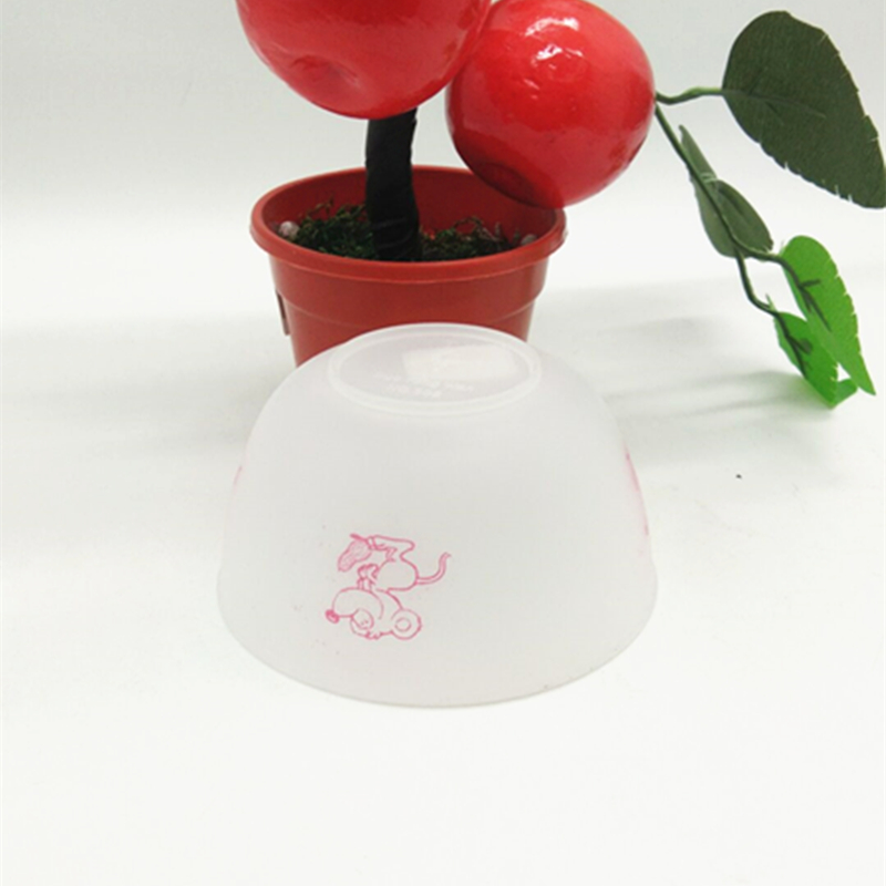 Sunshine Department Store 308 Plastic Children's Bowl: Creative and cute children's plastic bowl, thickened anti-drop plastic bowl details Picture
