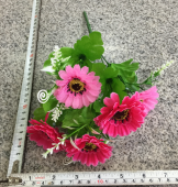 Five new chrysanthemums around the heart full figure