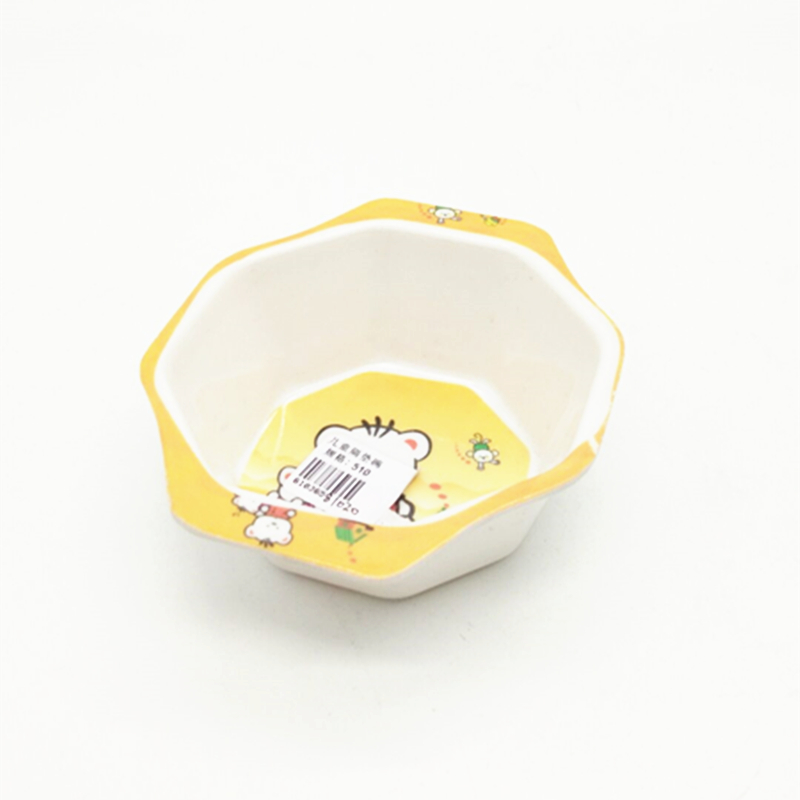 Sunshine Department Store Children's spacer bowl, high-end imitation porcelain children's bowl, cartoon plastic baby rice bowl