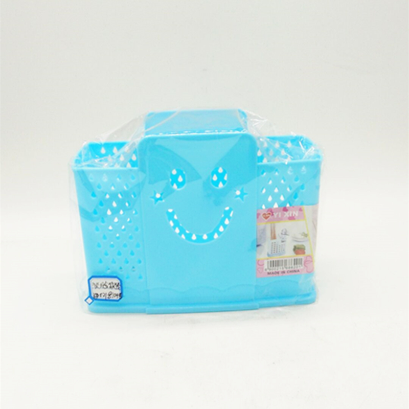 Sunshine Department Store Creative Smiling Face 筷笼 Home kitchen 筷笼 plastic 筷笼 hanging drain 筷笼