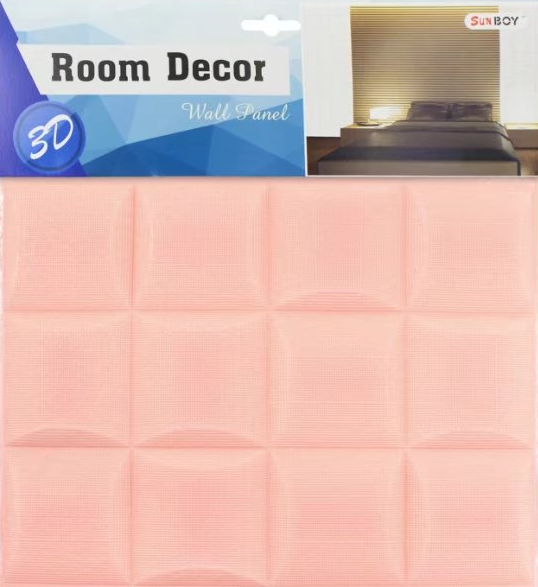 EVA防撞墙 3D细格子立体家居装饰 幼儿园腰线  PE泡棉 