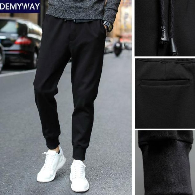 Men's casual pants, teenagers' sweatpants, men's small-leg long pants, export clearance sports pants Specification image