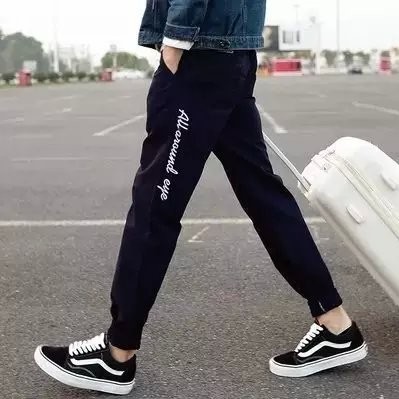 Men's casual pants, teenagers' sweatpants, men's small-leg long pants, export clearance sports pants Application Scenario
