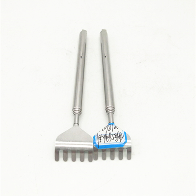 阳光百货 笔夹钢五爪 不求人伸缩 不锈钢钢笔式  不求人抓痒器