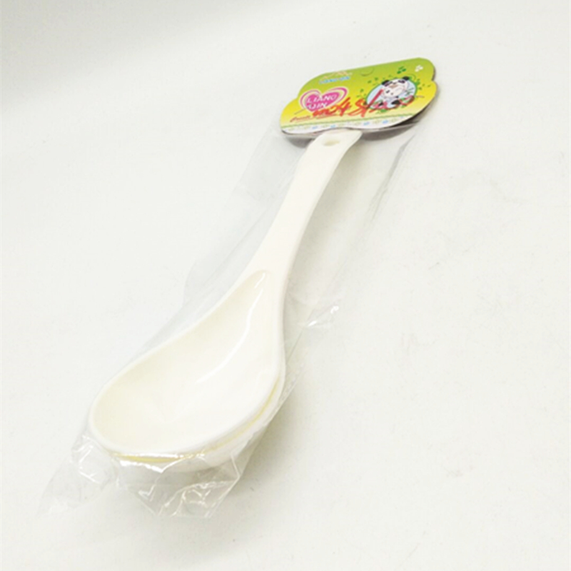 Sunshine Department Store's new plastic soup spoons, household long-handled porridge spoons, and plastic thickened soup spoons details Picture