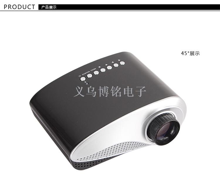 802迷你投影机 便携投影机 带HDMI VGA 出口畅销型