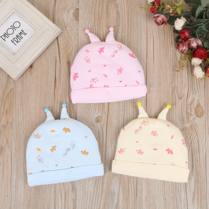 Sheriva printed cotton baby cap, comfortable baby cap, hooded cap