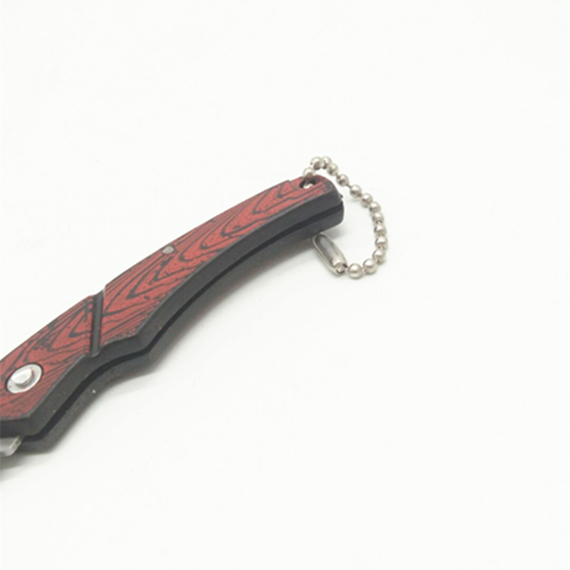 Sunshine Department Store 303 Wood Grain Knife, Stainless Steel Folding Small Fruit Knife, Outdoor Portable Small knife, multi-functional knife Application Scenario