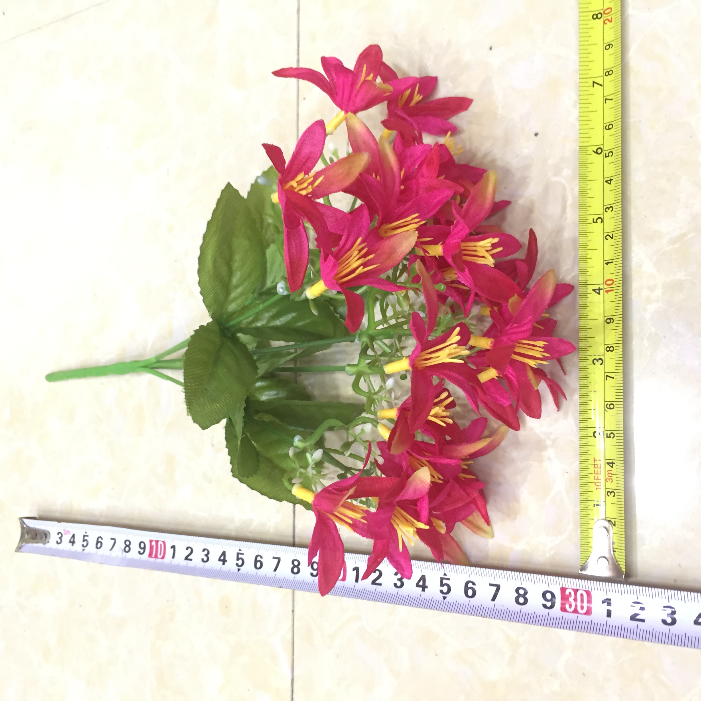 5-forked orchid artificial flower details Picture