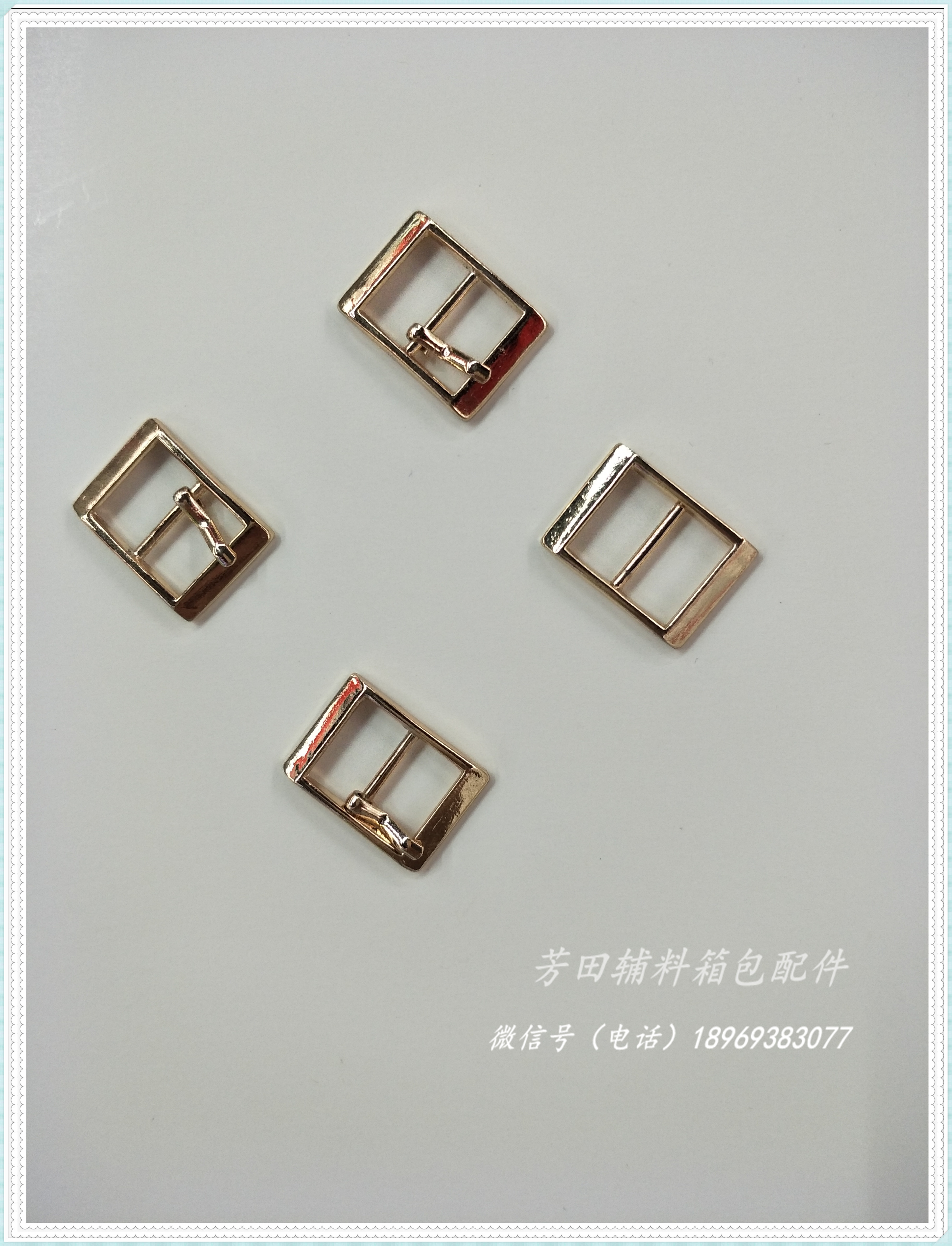 Литой литой литой липучки 15 мм золотой в кантоне Specification image